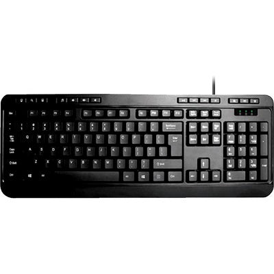 Keyboard-Adesso Multimedia Usb, Black