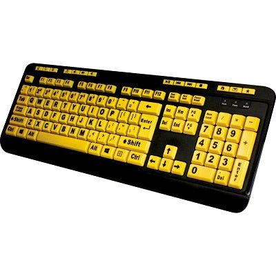 Keyboard-Adesso High Contrast, Usb Flourescent