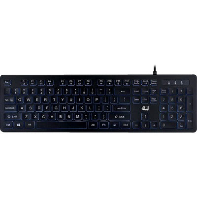 Keyboard-Adesso Large Print Illuminated, Black