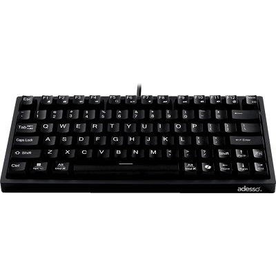 Keyboard-Adesso Compact, Multi-Os Mechanical, Wired Black