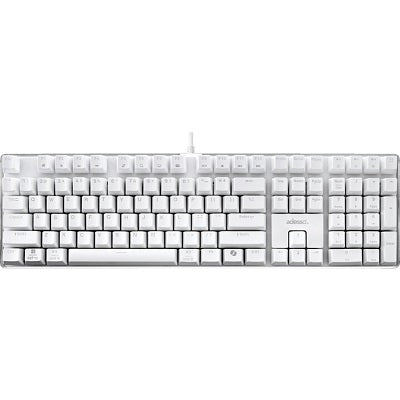 Keyboard-Adesso, Illuminated Mechanical, Wired White