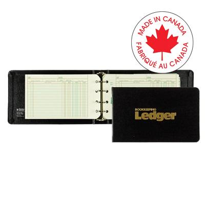 Ledger Outfit-Stiff 6-1/4X9-3/4 Black