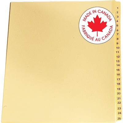Legal Index-Buff  #1-25 11X8.5 1/25 Cut