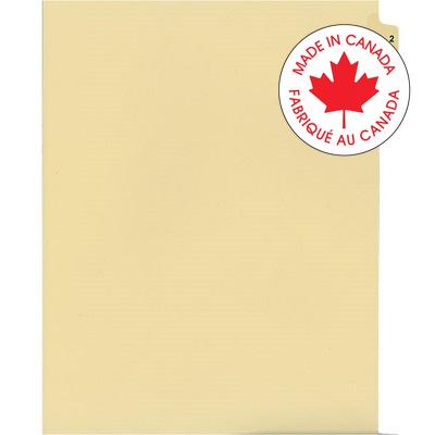 Legal Index-Buff #2 11X8.5 1/25 Cut