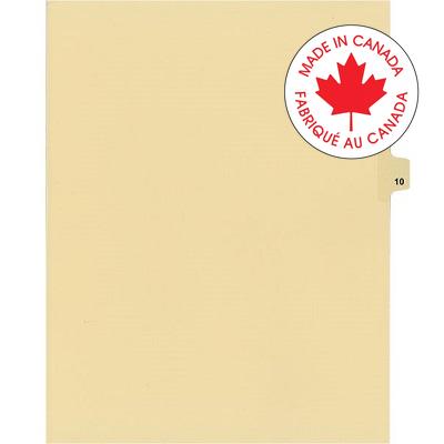 Legal Index-Buff #10 11X8.5 1/25 Cut