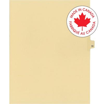 Legal Index-Buff #11 11X8.5 1/25 Cut