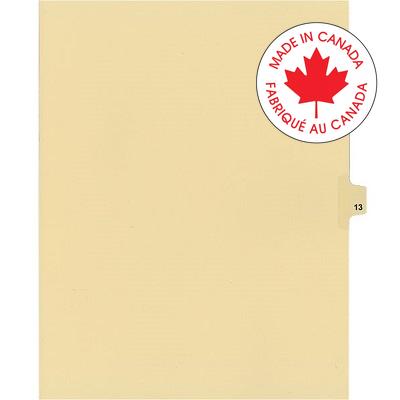 Legal Index-Buff #13 11X8.5 1/25 Cut