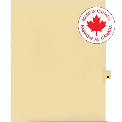 Legal Index-Buff #16 11X8.5 1/25 Cut