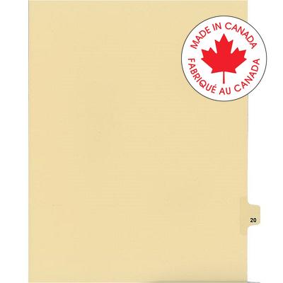 Legal Index-Buff #20 11X8.5 1/25 Cut