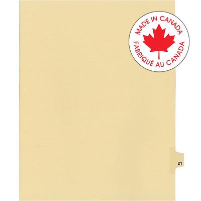 Legal Index-Buff #21 11X8.5 1/25 Cut