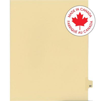 Legal Index-Buff #22 11X8.5 1/25 Cut