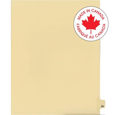 Legal Index-Buff #24 11X8.5 1/25 Cut