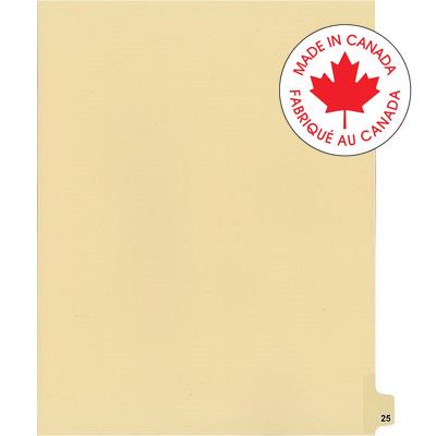 Legal Index-Buff #25 11X8.5 1/25 Cut