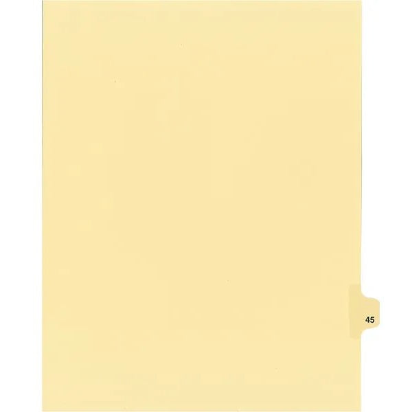 Legal Index-Buff #45 11X8.5  1/25 Cut