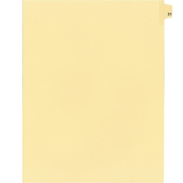 Legal Index-Buff #51 11X8.5  1/25 Cut