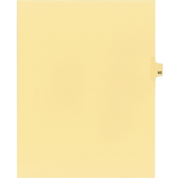Legal Index-Buff #60 11X8.5  1/25 Cut