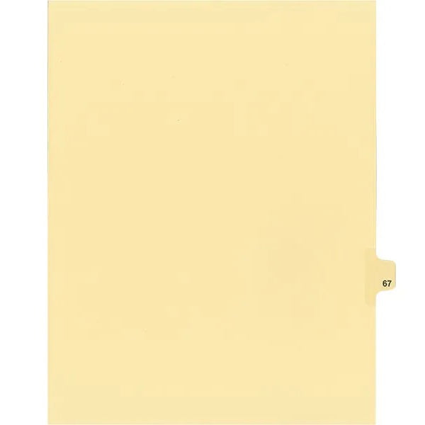 Legal Index-Buff #67 11X8.5  1/25 Cut