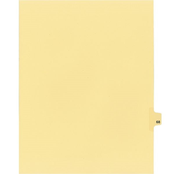 Legal Index-Buff #68 11X8.5  1/25 Cut