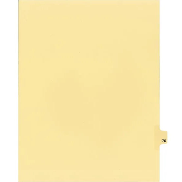 Legal Index-Buff #70 11X8.5  1/25 Cut