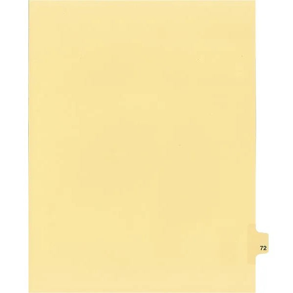 Legal Index-Buff #72 11X8.5  1/25 Cut