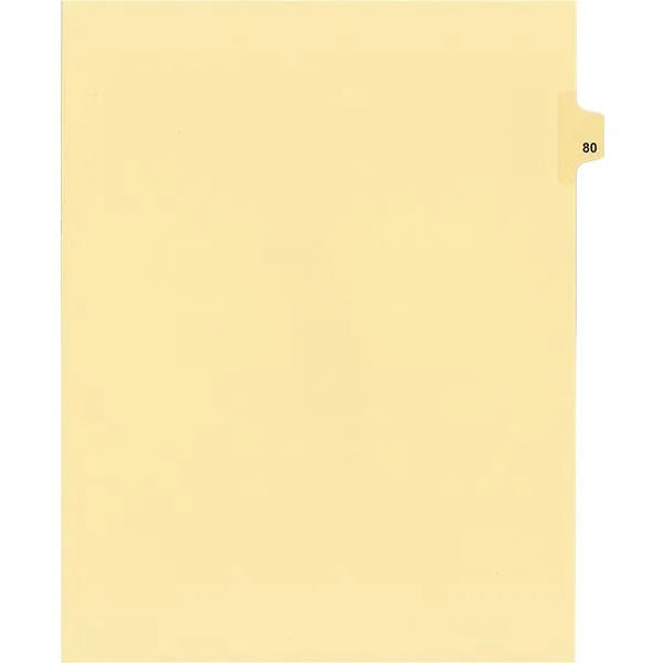 Legal Index-Buff #80 11X8.5  1/25 Cut