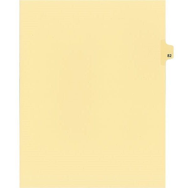 Legal Index-Buff #82 11X8.5  1/25 Cut
