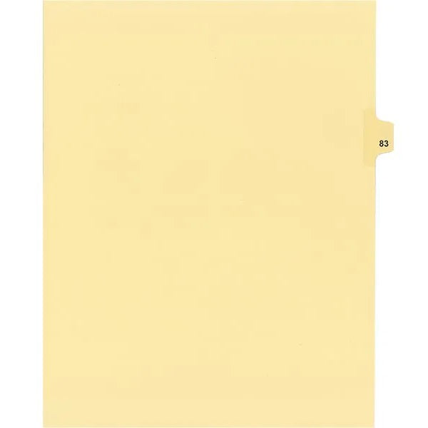 Legal Index-Buff #83 11X8.5  1/25 Cut
