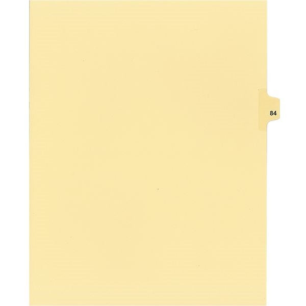 Legal Index-Buff #84 11X8.5  1/25 Cut