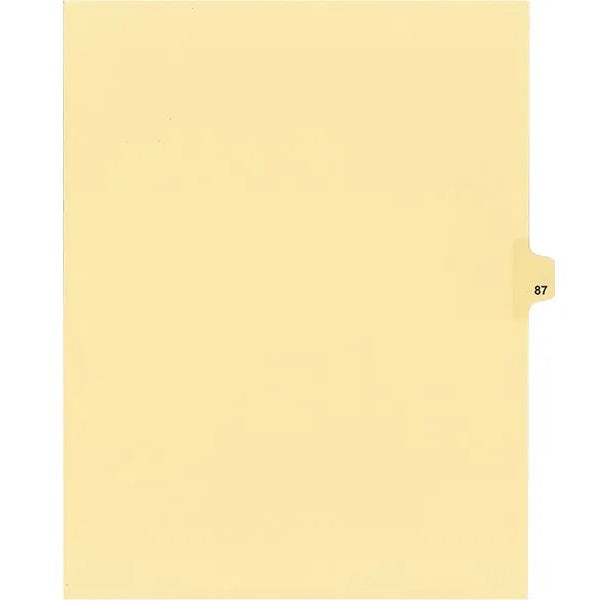 Legal Index-Buff #87 11X8.5  1/25 Cut