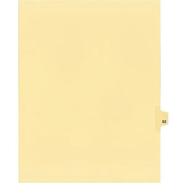 Legal Index-Buff #92 11X8.5  1/25 Cut