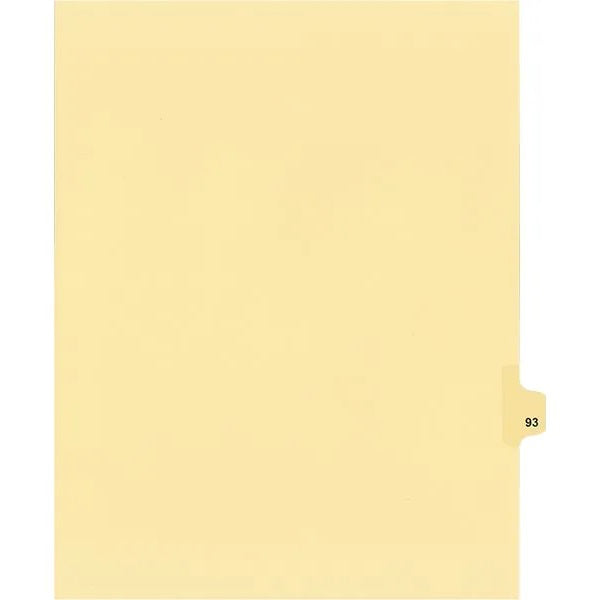 Legal Index-Buff #93 11X8.5  1/25 Cut