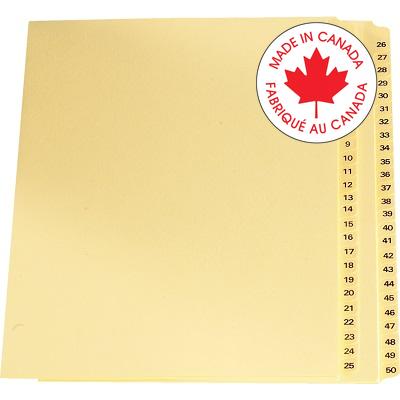Legal Index-Buff  1-50 11X8.5 1/25 Cut