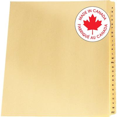 Legal Index-Buff  A-Z 11X8.5 1/26 Cut