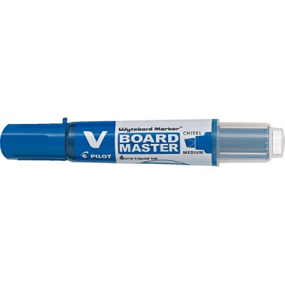 Marker-Dry Erase, V Board Master, Chisel Blue 10/Bx