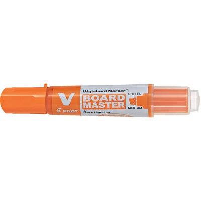 Marker-Dry Erase, V Board Master, Chisel Orange 10/Bx