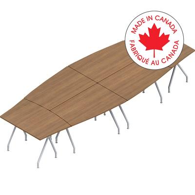 Table-Bungee Transformer, Conference, 156"X60" Winter Cherry