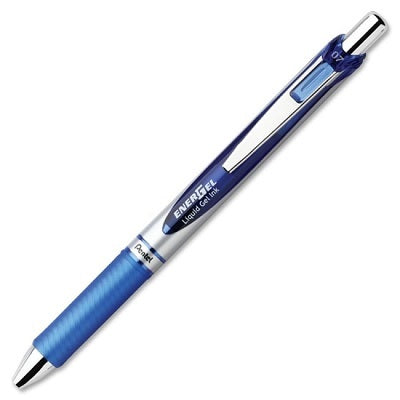 Pen-Retractable, Energel Gel Roller, 0.7Mm Blue