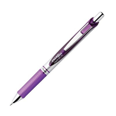 Pen-Retractable, Energel Gel Roller, 0.7Mm Violet