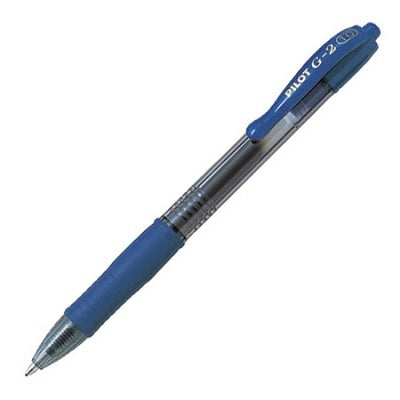 Pen-Retractable, G-2 Gel Roller, 1.0Mm Blue