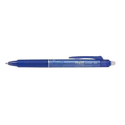 Pen-Retractable Frixion Clicker Erasable Gel 0.5Mm Blue