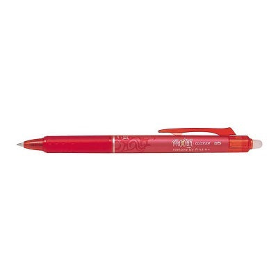 Pen-Retractable Frixion Clicker Erasable Gel 0.5Mm Red