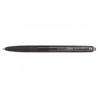 Pen-Retractable, Super Grip-G Ballpoint, Fine, Black 12/Bx