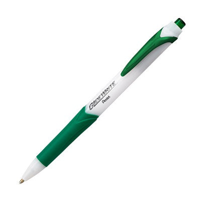 Pen-Retractable, Glidewrite Ballpoint, 1.0Mm Green 12/Bx