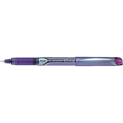 Pen-Roller, Hi-Tecpoint Grip Liquid Ink, 0.5Mm Purple