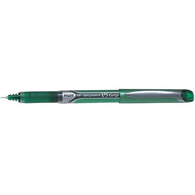Pen-Roller, Hi-Tecpoint Grip Liquid Ink, 0.7Mm Green