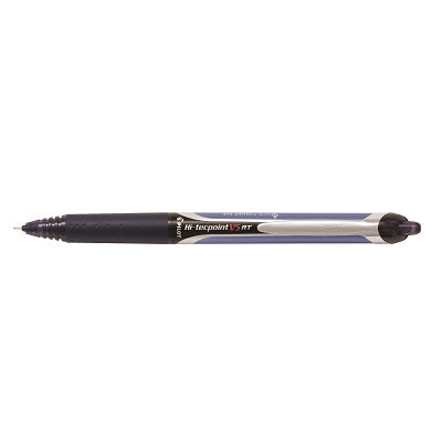Pen-Retractable, Hi-Tecpoint Rt Roller, 0.5Mm Blue Black