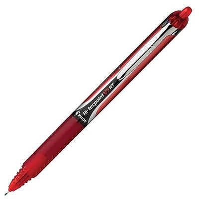 Pen-Retractable, Hi-Tecpoint Rt Roller, 0.5Mm Red