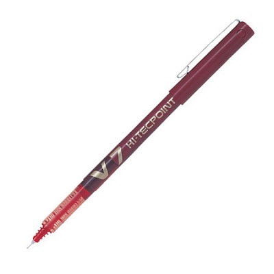 Pen-Roller, Hi-Tecpoint Liquid Ink, 0.7Mm Red