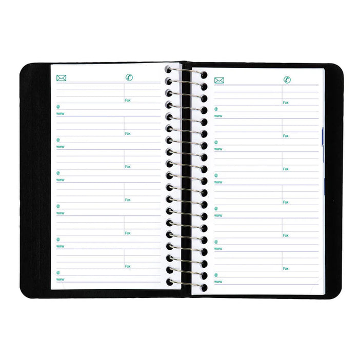 Planner-Daily, Wire 6X3-1/2 Black, Bilingual 2027 (C1501.81BT-27)