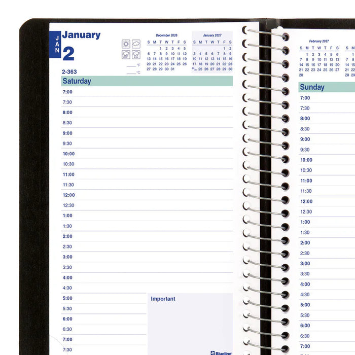 Essential Daily Appointment Book, 2027, English (C1504.81T-27)